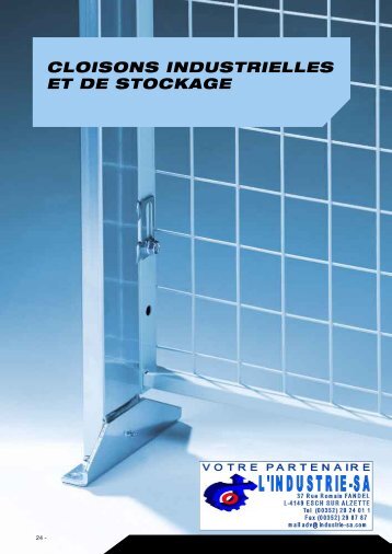 flexistore cloisons industrielles et de stockage