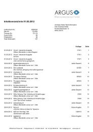 Inhaltsverzeichnis 01.05.2012 - Offene Weinkeller