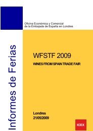 Informe de Feria WINES FROM SPAIN TRADE FAIR - Agencia ...