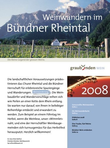 BÃ¼ndner Rheintal - Wein FlÃ¤sch