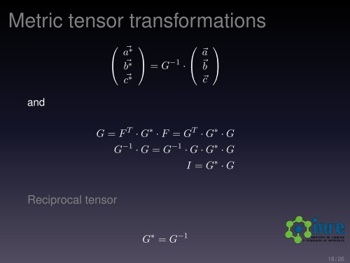 Reciprocal Lattice