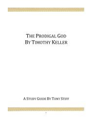 The Prodigal God Study Guide - TweetCube