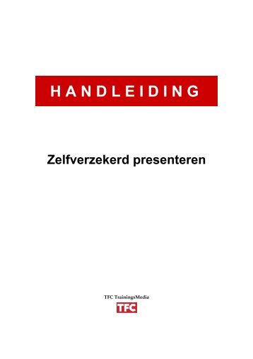 Handleiding "Zelfverzekerd presenteren"