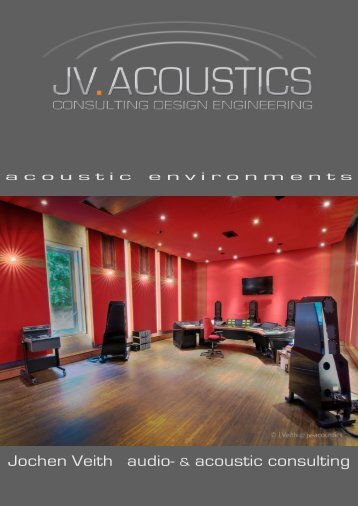 Jochen Veith audio- & acoustic consulting - JV-Acoustics