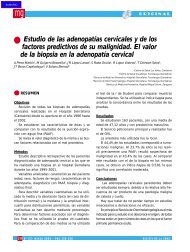 Estudio de las adenopatÃ­as cervicales y de los - Revista Medicina ...