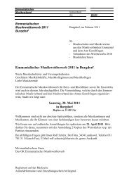 Emment. Musikwettbewerb 2011 in Burgdorf - Emmentalischer ...