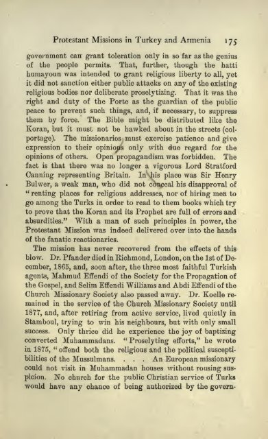 A History of Protestant missions in the near East