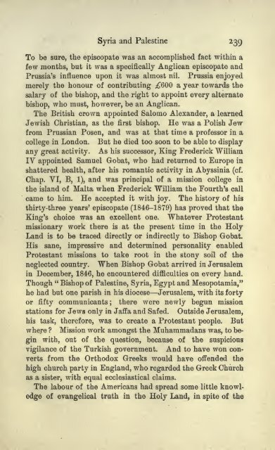 A History of Protestant missions in the near East