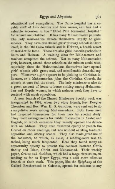 A History of Protestant missions in the near East