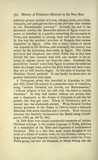 A History of Protestant missions in the near East