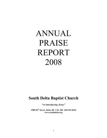 South Delta Baptist Church