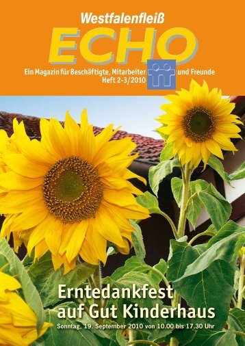 Erntedankfest auf Gut Kinderhaus - WestfalenfleiÃŸ