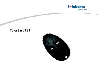 Telestart T91 - Eftermonter nu en Webasto bilvarmer