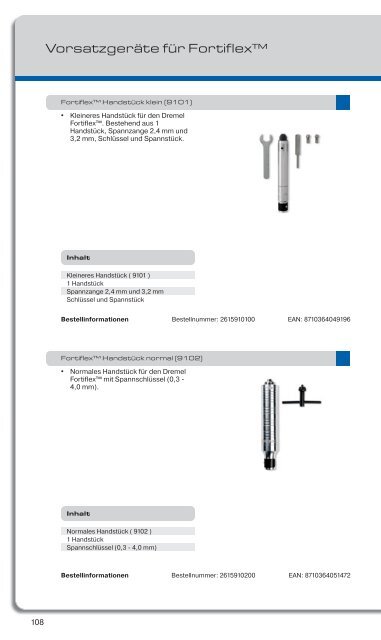 Dremel Gesamtkatalog 2011/2012 - Weber+Widmer AG