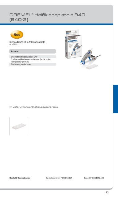 Dremel Gesamtkatalog 2011/2012 - Weber+Widmer AG