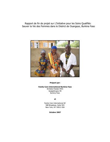 Final BF report 08 fevrier 2008 Version Finale - Family Care ...