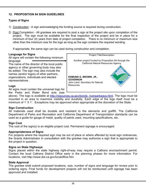 california river parkways grant program - California Resources Agency