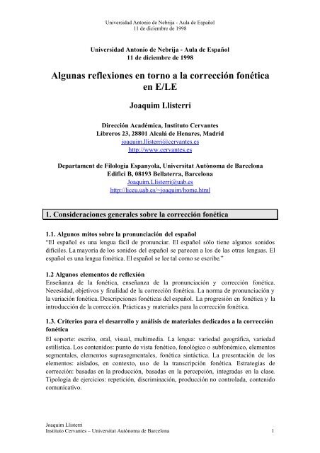 Algunas reflexiones en torno a la correcciÃ³n ... - ResearchGate