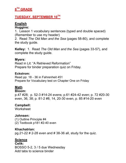 1 Lesson 1 Vocabulary Sentences Typed And Double Spaced 1 Lesson 1 Vocabulary Sentences Typed And Double Spaced