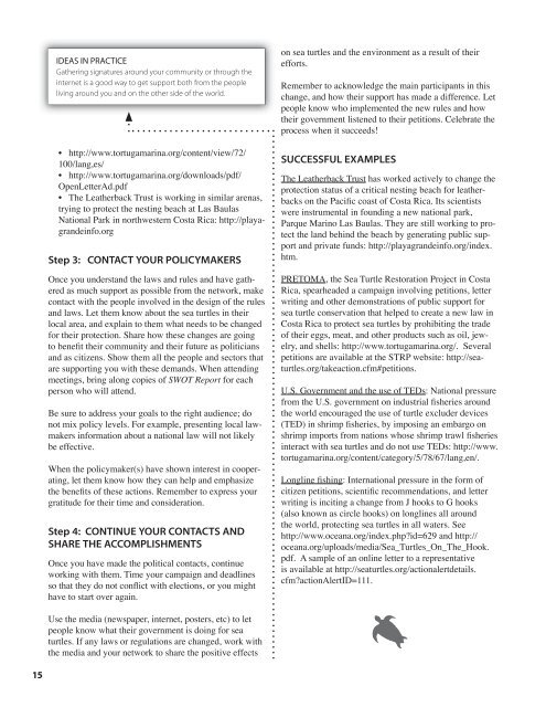 SWOT Outreach Toolkit - The State of the World's Sea Turtles