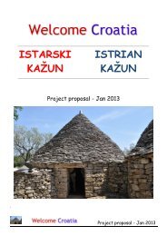 Istrian kaÅ¾un â Project proposal â Jan 2013 (.pdf-1,7 MB) - Dragodid