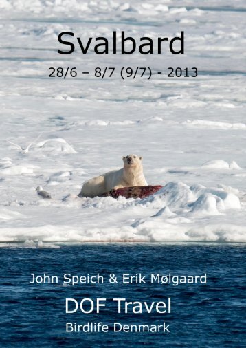 Svalbard rapport 2013.pdf - DOF Travel