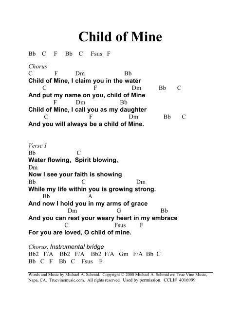 Child of Mine - Christian music 4 Praise And Worship