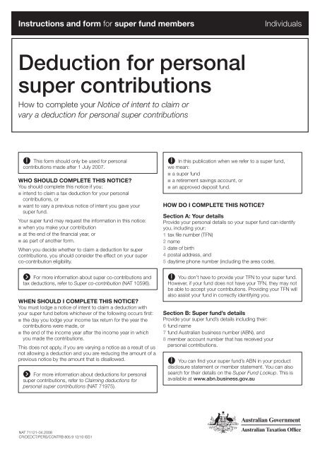 deduction-for-personal-super-contributions-caresuper