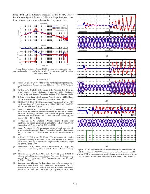 Stability Analysis of an All-Electric Ship MVDC Power Distribution ...