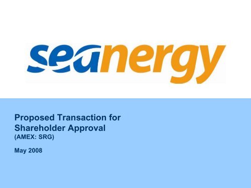 Download Presentation (PDF) - Seanergy Maritime Holdings Corp.