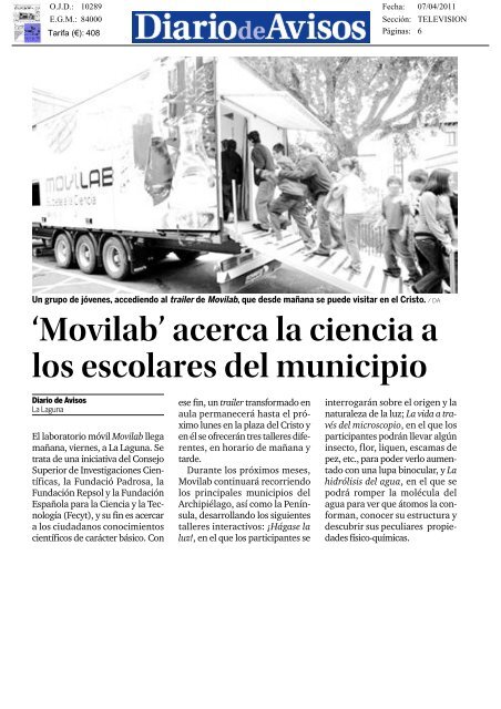 MoviLAB - IPNA-CSIC - Consejo Superior de Investigaciones ...