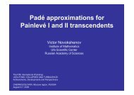 Padé approximations for Painlevé I and II transcendents