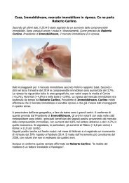 Immobildream Roberto Carlino: mercato immobiliare in ripresa