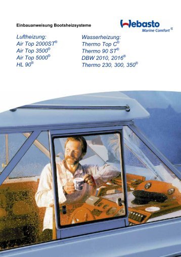 Air Top 2000ST - Webasto Marine Comfort