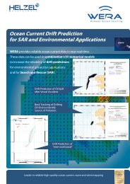 Ocean Current Drift Prediction for SAR and Environmental ...