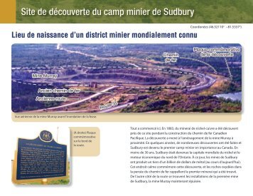 Site de dÃ©couverte du camp minier de Sudbury - Science North