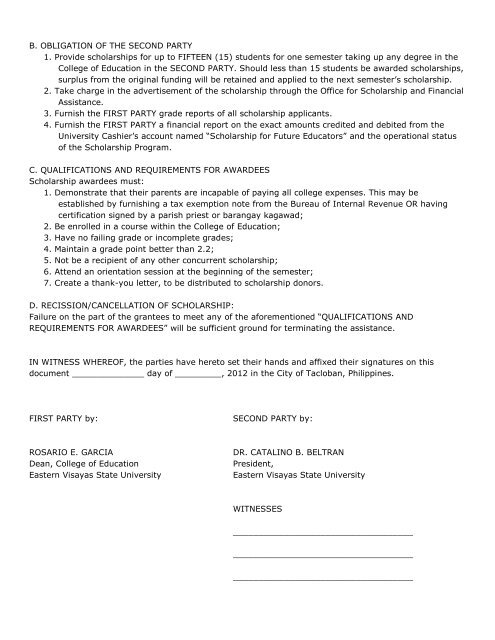 2012 Memorandum of Agreement - Mark Fullmer