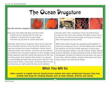 The Ocean Drugstore - NOAA Celebrates 200 Years of Science ...