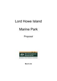 Lord Howe Island Marine Park Proposal (pdf) - MarineNZ.org.nz