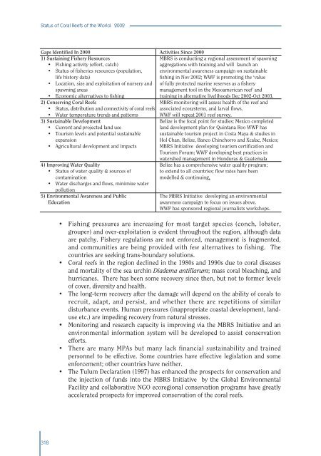 #Status of Coral Reefs 2002 - International Coral Reef Action Network