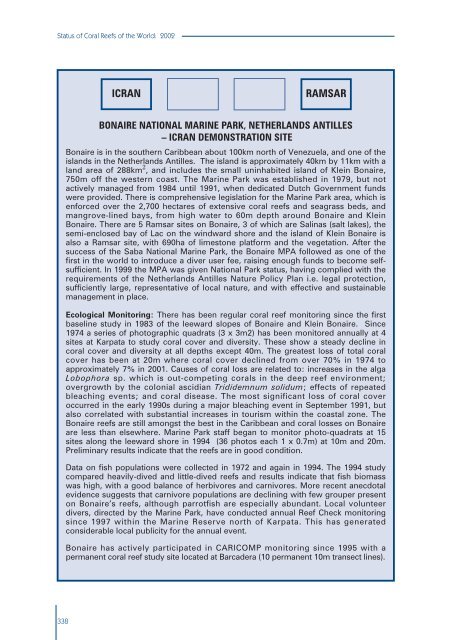 #Status of Coral Reefs 2002 - International Coral Reef Action Network