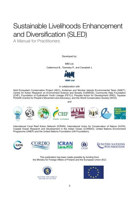 Sustainable Livelihoods Enhancement and Diversification (SLED)