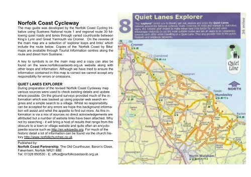 Quiet Lanes - Norfolk Coast Partnership