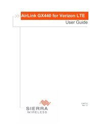 AirLink GX440 for Verizon LTE User Guide - r/v oceanus