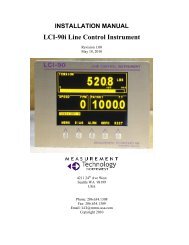 LCI-90i Line Control Instrument - r/v oceanus