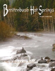 A Place to Bring Life Into Balance - Breitenbush Hot Springs