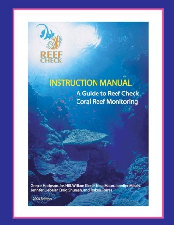 RC Instruction Manual - Reef Check Malaysia