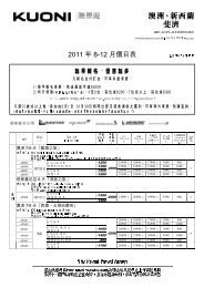 澳洲、新西蘭斐濟 - Kuoni 勝景遊