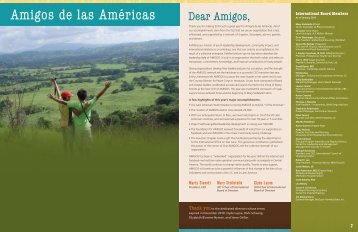 2010 Annual Report - Amigos de las Americas