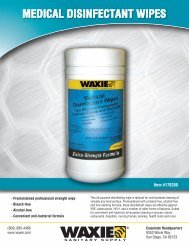 MEDICAL DISINFECTANT WIPES - WAXIE Sanitary Supply